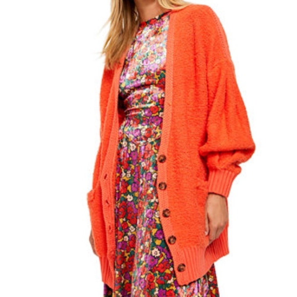 Free People Snow Drop Oversized Cardigan Sweater - Picture 12 of 12